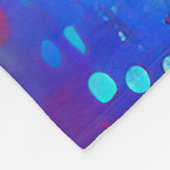 Couverture Polaire Colorful Eiffel painting (Coin)