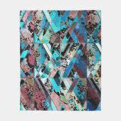 Couverture Polaire Colorful Geometric Abstract Pattern (Devant)