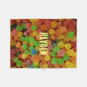 Couverture Polaire Colorful Gumdrops Candy Personalised (Devant (Horizontal))