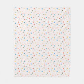 Couverture Polaire Colorful Painted Dots (Devant)