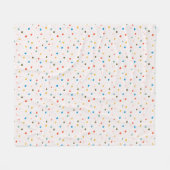Couverture Polaire Colorful Painted Dots  (Devant (Horizontal))