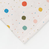 Couverture Polaire Colorful Painted Dots  (Coin)
