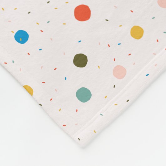 Couverture Polaire Colorful Painted Dots (Coin)