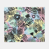 Couverture Polaire Colorful Urban Graffiti Pattern (9) (Devant (Horizontal))
