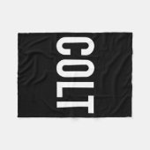 Couverture Polaire Colt - Cool New Funny Name Fan Gift Tee  (Devant (Horizontal))