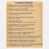 COUVERTURE POLAIRE COMBAT VETERAN (Devant)