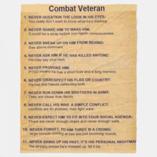 COUVERTURE POLAIRE COMBAT VETERAN
