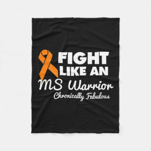 Couverture Polaire Combattre Comme Une Ms Warrior Sensibilisation Mul