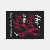Couverture Polaire Combattre est mon cerveau de combat Aneurysm Sensi (Devant (Horizontal))