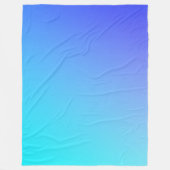 Couverture Polaire Combinaison de couleurs bleu Two Tone (Devant)