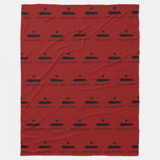 Couverture Polaire Come & Take It ! Flag de Texas State (Devant)