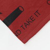 Couverture Polaire Come & Take It ! Flag de Texas State (Coin)