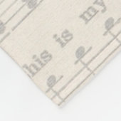 Couverture Polaire Comédie et tragédie musicale Black & Gold (Coin)