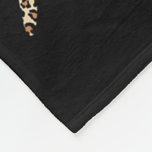 Couverture Polaire Comma La Empreinte de léopard Funny (Coin)