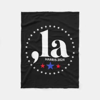 Couverture Polaire Comma La Kamala Harris Pour Président 2024 Funny K