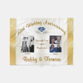 Couverture Polaire Commande spéciale 65e anniversaire Mariage (Devant (Horizontal))