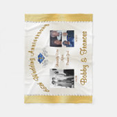 Couverture Polaire Commande spéciale 65e anniversaire Mariage (Devant)