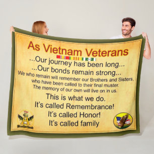 COUVERTURE POLAIRE COMME VÉTÉRANS DU VIETNAM