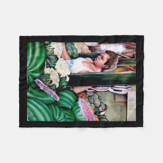 Couverture Polaire Comment aimes-tu ces melons ? (Devant (Horizontal))