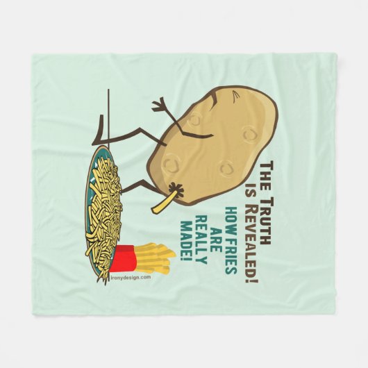 Couverture Polaire Comment les frises sont faites (Devant (Horizontal))