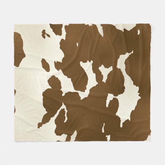 Couverture Polaire Comment maintenant vache (taches brunes) (Devant (Horizontal))