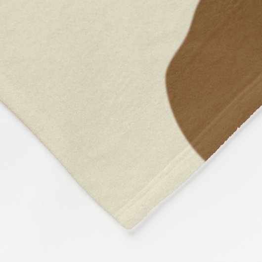 Couverture Polaire Comment maintenant vache (taches brunes) (Coin)