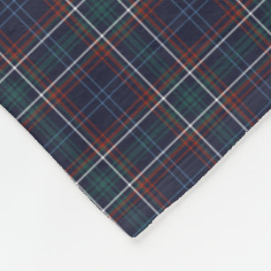 Couverture Polaire Commonwealth de tartan du Massachusetts