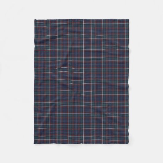 Couverture Polaire Commonwealth de tartan du Massachusetts (Devant)