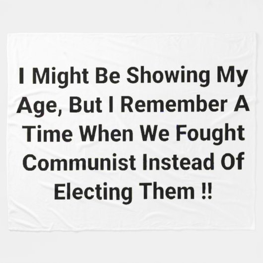 COUVERTURE POLAIRE COMMUNISME DE LUTTE (Devant (Horizontal))