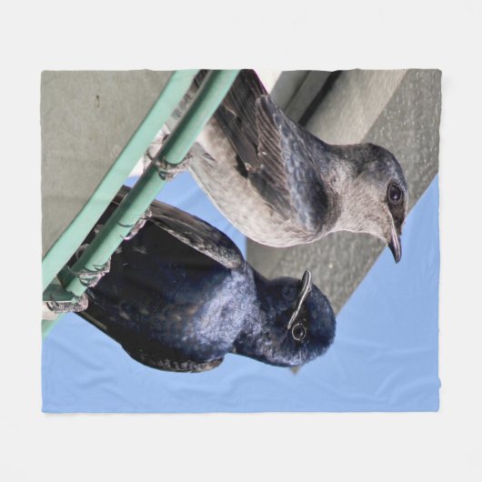 Couverture Polaire Compagnons de Martin pourpre (Devant (Horizontal))