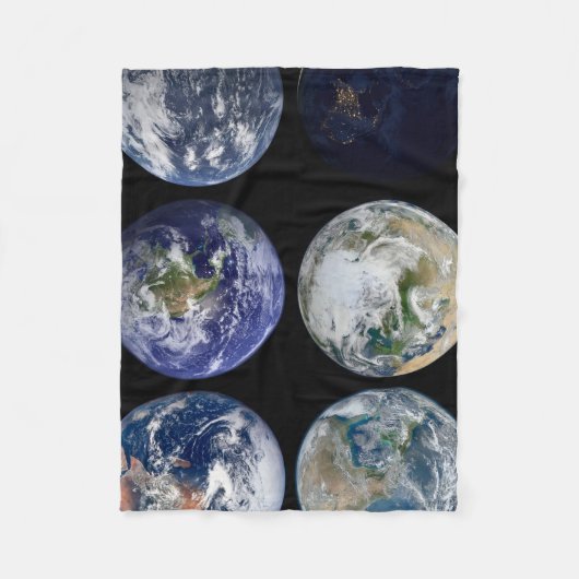 Couverture Polaire Comparaison D'Image De Vues Iconiques De La Planèt (Devant)