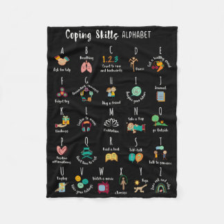 Couverture Polaire Compétences d'adaptation Abc Alphabet Autosoins Sa