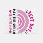 Couverture Polaire Compétences Soyez avec vous Test Jour Test Enseign (Devant (Horizontal))