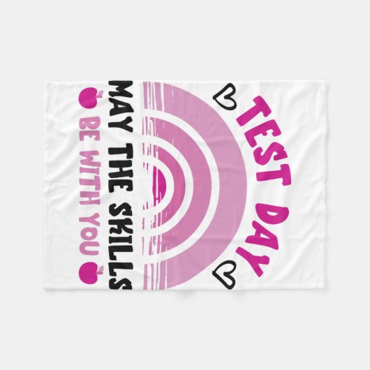 Couverture Polaire Compétences Soyez avec vous Test Jour Test Enseign (Devant (Horizontal))