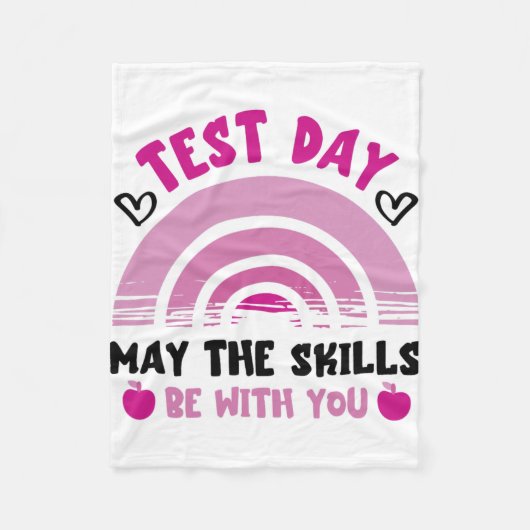 Couverture Polaire Compétences Soyez avec vous Test Jour Test Enseign (Devant)