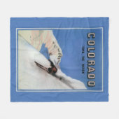 Couverture Polaire Complète la nation - affiche promotionnelle de ski (Devant (Horizontal))