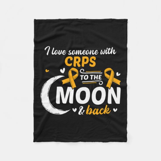 Couverture Polaire Complexe Syndrome Régional De Douleur J'Aime Quelq (Devant)