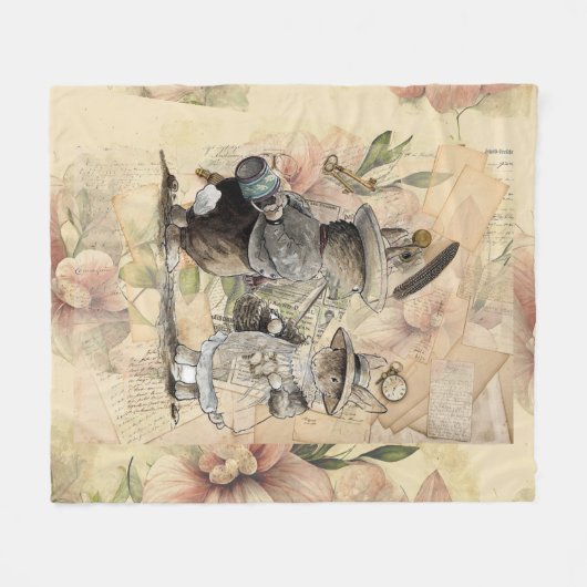 Couverture Polaire composition de lapin (Devant (Horizontal))