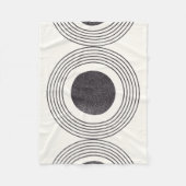 Couverture Polaire Composition des cercles Abstraits (Devant)
