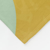 Couverture Polaire Composition géométrique abstraite moderne avec déc (Coin)