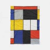 Couverture Polaire Composition, Mondrian (Devant)