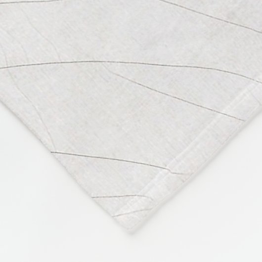 Couverture Polaire Composition (no 1) Gris-rouge | Piet Mondrian | (Coin)