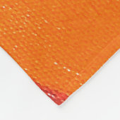 Couverture Polaire Composition no 43 orange monochrome (Coin)
