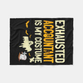 Couverture Polaire Comptable épuisé Cpa Halloween Drôle Comptable (Devant (Horizontal))