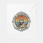 Couverture Polaire Comptable fiscal chat mignon kitty design - Compte (Devant)