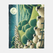 Couverture Polaire Compter les moutons (Devant)