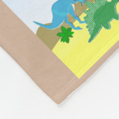 Couverture Polaire Comptons les numéros de dinosaures que 1-10 (Coin)