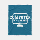 Couverture Polaire Computer Whisperer Tech Suprt Nerds Geek Funny N  (Devant)