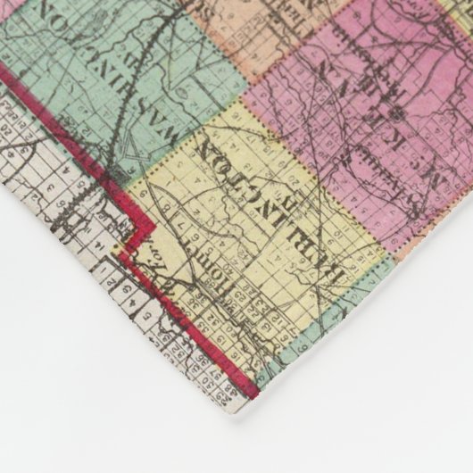 Couverture Polaire Comtés de l'Ohio (Coin)