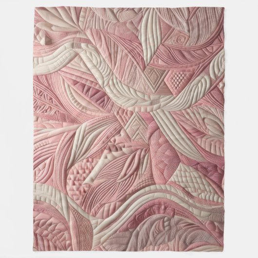 Couverture Polaire Conception abstraite composée (Devant)